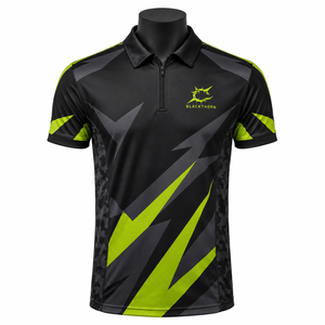 Camiseta Deportiva para Hombre OEM de Secado Rápido, Manga Corta, Diseño Personalizado, 100% Poliéster, Camisetas de Motociclismo - Product Image 4