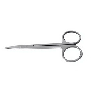 Tijeras Iris de 3.5 Pulgadas con Mordazas Rectas, Instrumento Quirúrgico Dental y Veterinario, Acero Inoxidable de Grado Alemán, Precisión, Afiladas, Reutilizables - Product Image 3
