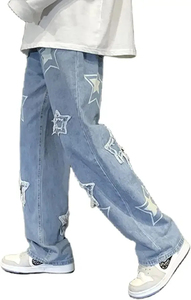 Pantalon de jogging évasé streetwear ample et droit pour homme, léger et confortable, avec cordon de serrage, prix raisonnable, faible MOQ, très demandé - Product Image 2