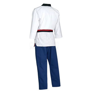Dobok Tradicional de Artes Marciales Taekwondo, Ligero, de Secado Rápido, Transpirable, de Poliéster y Algodón, para Hombres Adultos - Product Image 2