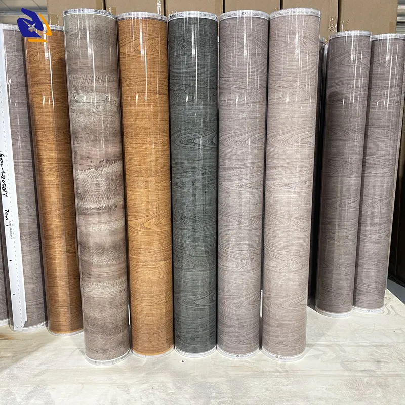 Latest New Hot Stamping Foil Wood Grain Design Thermal Transfer Printing Film for Plastic