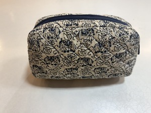 SD Creations Trousse à cosmétiques en tissu avec fermeture éclair, motif vintage, petite pochette de rangement - Product Image 2