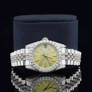 Reloj de Diamantes Moissanite Premium para Hombre, 41 mm, Acero Inoxidable, Totalmente Cubierto de Diamantes, Estilo Hip Hop, Diseño Único, Superventas - Product Image 5