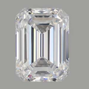 Diamant blanc de laboratoire de haute qualité, taille émeraude, couleur D, belles facettes, pierre précieuse en vrac pour la fabrication de bijoux en or et diamants - Product Image 2