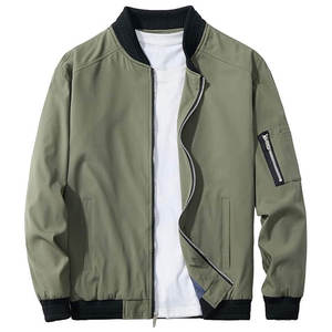 <b>Men's</b> Bomber <b>Jacket</b> Premium Quality Windproof <b>Lightweight</b> Casual Outerwear Streetwear Fashion <b>Jacket</b> - Product Image 4