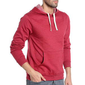 Sweat à capuche en coton pour homme de haute qualité, tissu tricoté épais, hiver, logo personnalisé imprimé, vente en gros, personnalisable - Product Image 1