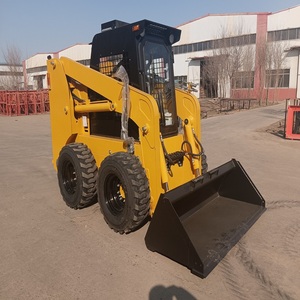 Livraison rapide, déneigement, chargeuse compacte sur pneus JC100 avec moteur WEICHAI, 1200 kg, cabine d'opérateur fermée, compacte et fiable - Product Image 3