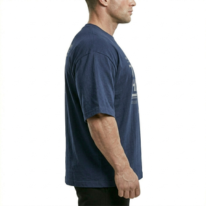 เสื้อยืดออกกำลังกายทรงโอเวอร์ไซส์ หนักแน่น ทนทาน ไซส์ใหญ่พิเศษ 240 GSM ผ้าฝ้าย 100% สตรีทแวร์ สำหรับออกกำลังกาย ผู้ชาย ผู้หญิง รับผลิตตามแบบ OEM ODM - Product Image 3