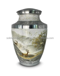 Urnas funerarias de latón decorativas de alta calidad, hechas a mano, para hombres y mujeres. - Product Image 6