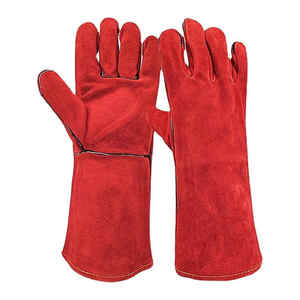 Guantes de Trabajo para Soldador Resistentes al Calor Extremo, Guantes de Seguridad de Cuero Transpirable de Alta Calidad - Product Image 1
