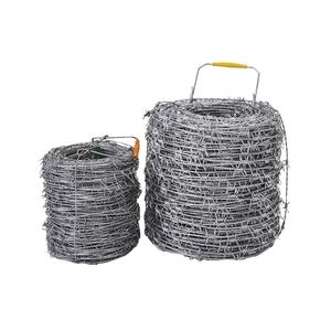 โรงงานเซิ่งเซิน ขายส่ง<span class=keywords><strong>ลวดหนาม</strong></span>เหล็ก รั้ว<span class=keywords><strong>ลวดหนาม</strong></span>แบบม้วน ชุบกัลวาไนซ์แบบจุ่มร้อน เส้นคู่ รุ่น 12*14 สำหรับปศุสัตว์ - Product Image 3