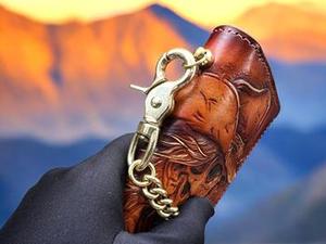 Hand Tooled Skull Design Carved 100% Genuine Leather Short Bifold <b>RFID</b> <b>Blocking</b> Vintage Multi Card Holder <b>Wallet</b> Men's Carry - Product Image 4