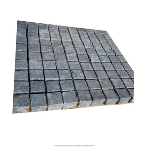Wholesale Cobble Black Basalt Tile Material Flexible Stone for Cladding Wall and Floor Outdoor Paver Marble Tiles from Vietnam