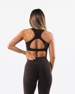 Best Selling <b>Low</b> MOQ Women Yoga Set Solid Pattern Custom Color Latest Design Quick Dry Eco-Friendly High Quality Set - Product Image 3