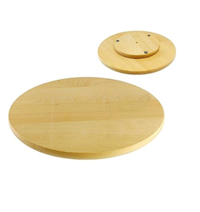 Plateau tournant Lazy Susan en bois pour vaisselle, planche à charcuterie, planche à fromage, plateau rotatif, meilleur prix - Product Image 6