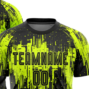เสื้อฟุตบอลทีมแบบกำหนดเอง แขนสั้น ระบายอากาศ แห้งเร็ว สำหรับการฝึกซ้อม การแข่งขัน และกิจกรรมต่างๆ - Product Image 4