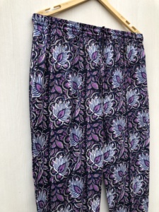 Ensemble pyjama imprimé floral indien, tenue de nuit, tenue de soirée, robe de nuit en coton, cadeau pour elle - Product Image 5