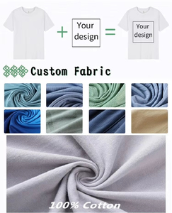 Camiseta de Verano Personalizada al por Mayor, Teñida con Hilo, de Algodón/Fibra de Bambú, Ajuste Regular, con Estampado, Hombro Caído, Anti-Pilling, Estilo Canvas - Product Image 3