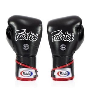 นวมชกมวย Fairtex หลายสี โลโก้สั่งทำได้ หนังแท้ น้ำหนักเบา กันน้ำ แบบผูกเชือก สำหรับฝึกซ้อมและแข่งขัน MMA มวยไทย - Product Image 5