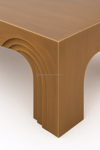 Modern Minimalist Wooden Bench Curved Design Solid Wood Coffee <b>Table</b> <b>Low</b> Seating Stool Living Room Furniture Newest 2026 - Product Image 3