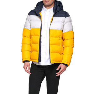 Hot Selling Customized Breathable Eco-Friendly Windproof Men's Streetwear Puffer <b>Jacket</b> with Front Logo for Winter - Product Image 6