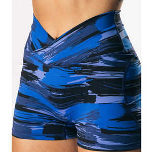 Shorts de yoga et de fitness pour femmes, coupe ajustée, haute élasticité, respirants, vêtements de sport, vêtements de gym, polyester/nylon, shorts de haute qualité - Product Image 5
