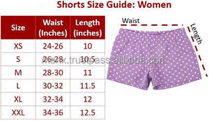 Short imprimé en coton pour femme avec ceinture élastique confortable Short respirant - Product Image 6