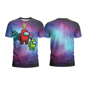 Camiseta de Punto Casual Personalizada por Sublimación, Cuello Redondo, Manga Corta, 180g, con Estampado |   Se Acepta Logotipo OEM, 100% Poliéster - Product Image 1