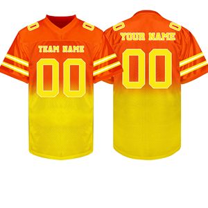 Maillot de football américain streetwear rétro coupe ample en mesh imprimé par sublimation, style décontracté pour équipe, coupe oversize - Product Image 4
