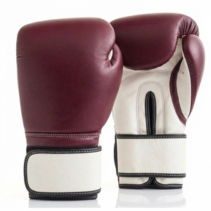 Guantes de Boxeo Profesionales de Cuero Personalizados para Adultos, Guantes de Entrenamiento y Combate con Cierre de Gancho y Bucle, Absorción de Humedad, Alta Calidad - Product Image 2