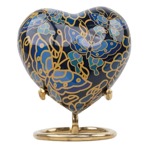 Glossy Finished Eco-Friendly American Style Funeral Supplies <b>Urns</b> <b>Human</b> <b>Ashes</b> Sticker Enamel Printed Cremation Jar Metal Pet - Product Image 2
