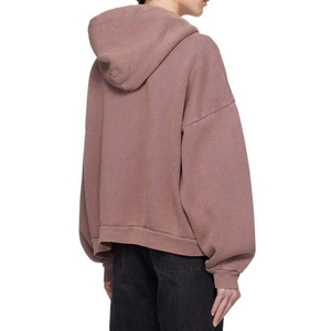 เสื้อฮู้ดโอเวอร์ไซส์ผ้าฝ้ายหนานุ่ม สวมใส่สบายสำหรับทุกวัน ผลิตจากผ้าฟลีซอุ่นๆ รับผลิตแบบ OEM ODM จากโรงงาน - Product Image 6