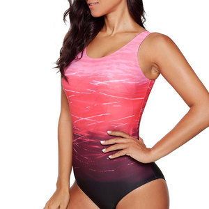 Trajes de Baño de Compresión de Una Pieza para Mujer, Estilo Brasileño, con Estampado, de Alta Calidad, Precio Bajo al por Mayor - Product Image 4