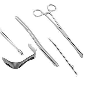Kit básico de obstetricia y ginecología para parto, en caja de acero inoxidable, manual, con certificación CE Clase I, reutilizable, de Dentavex - Product Image 2