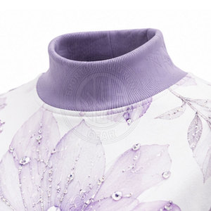 <b>Top</b> Rated Women <b>Mock</b> <b>Neck</b> Sweatshirt Comfortable Fit For Daily Lifestyle Use High Performance Women <b>Mock</b> <b>Neck</b> Sweatshirt - Product Image 5
