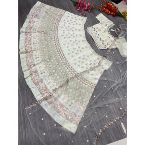 ชุดราตรีที่สวยได้รับความนิยมมากที่สุดชุดปาร์ตี้ lehenga choli - Product Image 2