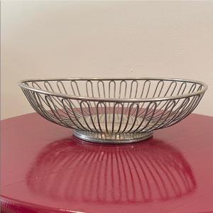 Panier en fil de fer noir de qualité standard, avec revêtement en poudre, pour fruits, table à manger, panier décoratif fait à la main pour contenir des aliments - Product Image 4