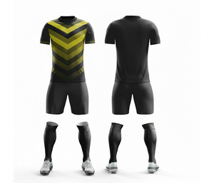 Uniforme de Fútbol Premium – Uniforme de Equipo con Sublimación Completa |   Tallas para Hombres, Mujeres y Jóvenes |   Ropa Deportiva Ligera de Secado Rápido para Entrenamiento - Product Image 1