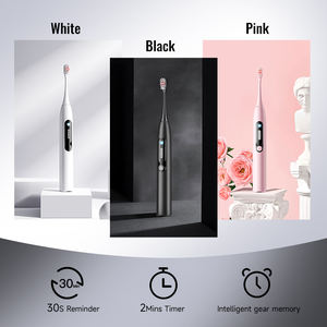 <span class=keywords><strong>Precio</strong></span> de fábrica, cepillo de dientes eléctrico ultrasónico inteligente multifunción, herramienta de higiene <span class=keywords><strong>bucal</strong></span> para viajes, uso doméstico, alerta de carga - Product Image 6