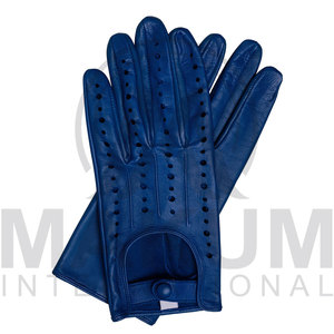 Gants de conduite en cuir premium pour hommes, de très haute qualité, sur mesure, style uni, vente en gros - Product Image 4