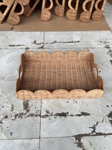 Natural <b>Large</b> Rattan Food <b>Storage</b> <b>Basket</b> Bowl Rustic Style Eco-Friendly Home Decoration - Product Image 4