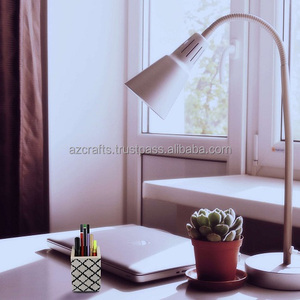 Arte morisco marroquí 4x3x4 pulgadas organizador de escritorio de madera personalizado Caddy inspirado bolígrafo portalápices tazas para suministros de oficina - Product Image 3