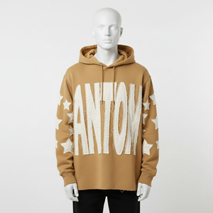 Sweat à capuche oversize de haute qualité en polyester/coton, uni, personnalisé, avec fermeture éclair, pour l'automne - Product Image 3