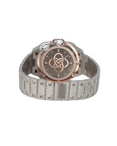 Handcrafted Moissanite <b>Diamond</b> <b>Watch</b> Men Full Pave VVS Stone Bracelet Wristwatch - Product Image 4