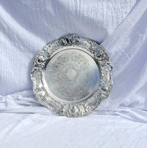 Plato de Cena Electrochapado de Estilo Europeo Retro, Plato de Diseño Moderno para Frutas, Plato Decorativo para Fiestas - Product Image 2