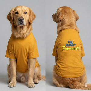 Camiseta de Algodón Premium con Cuello Redondo para Perro en Color Amarillo, Ropa para Mascotas Cómoda, Transpirable, Ligera, Duradera y Elegante - Product Image 2