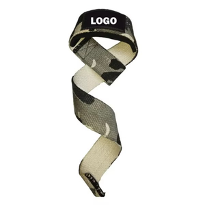 New custom Neoprene Wrist Wraps Breathable Cotton Camo <b>Lifting</b> <b>Straps</b> <b>for</b> Powerlifting Gym Support Customizable Logo Hand Grip - Product Image 2