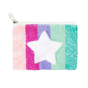 Monedero bordado a mano con cuentas, mini bolsa con cremallera personalizada, de moda para mujer, de algodón, para fiesta, con bordado artesanal - Product Image 1