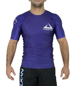Hauts de compression Rash Guard pour hommes pour la natation et le surf, T-shirt Rashguard MMA pour hommes, Manches courtes de haute qualité 2026, Vente en gros - Product Image 1