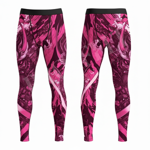 Activewear Solid Plain Color Compression Leggings High Stretchy Gym Fitness Running Training Custom Printed Embroidery <b>Pants</b> - Product Image 2